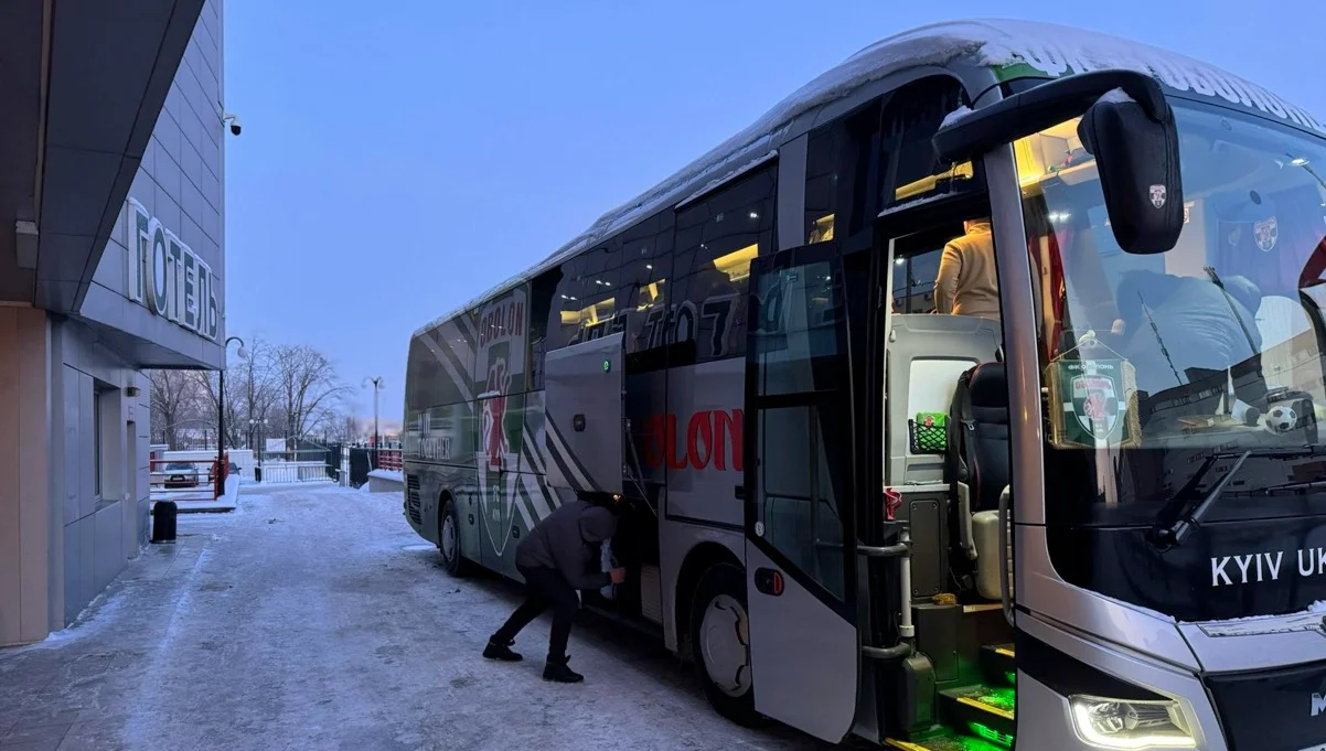 Автобус Оболони / фото: ФК Оболонь