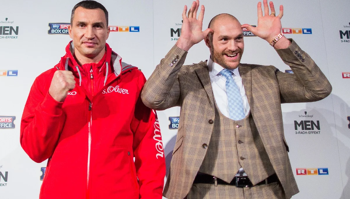 Володимир Кличко і Тайсон Ф'юрі / Getty Images