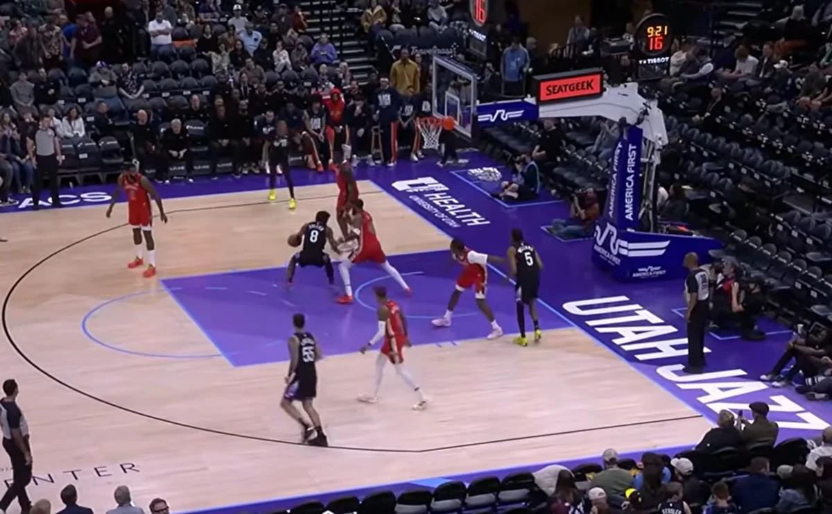 Юта зазнала фіаско у грі з Нью-Орлеаном / скріншот