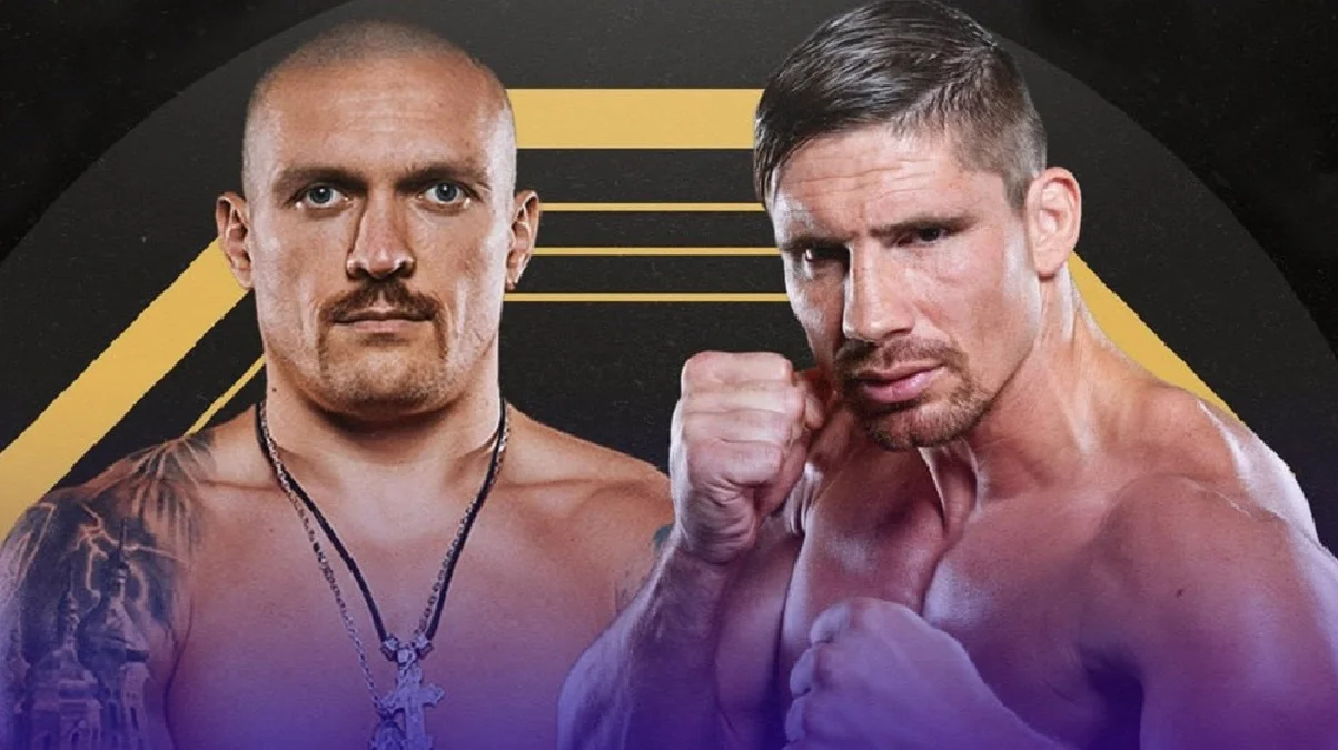 Александр Усик и Рико Верховен / Фотоколлаж