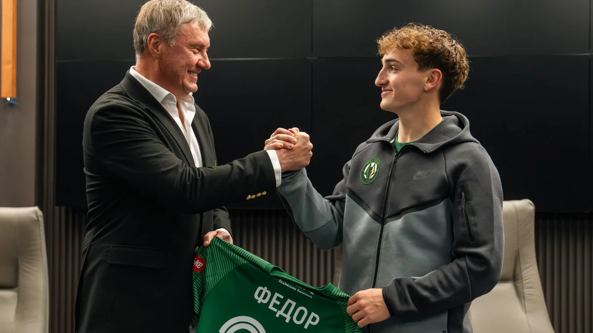 Олександр Хацкевич та Олег Федор / фото: ФК Полісся