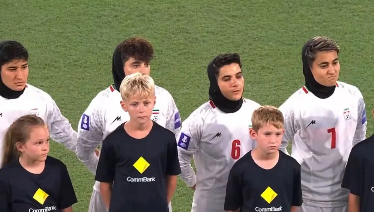 Футболістки збірної Ірану / скріншот