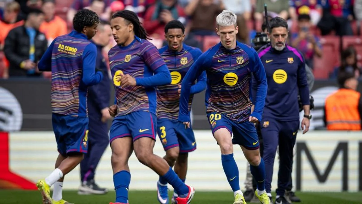 Ямаль, Кунде, Бальде и Ольмо / Фото пресс-службы Ла Лиги