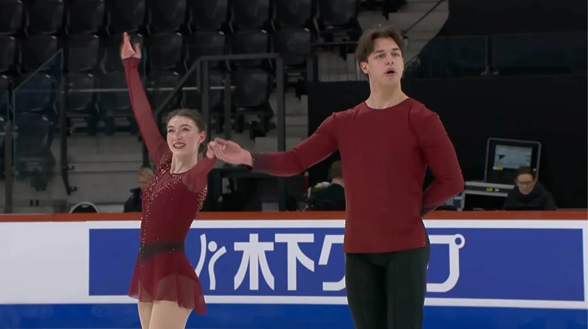 Анна Эррера и Иван Хобта / фото: Украинская федерация фигурного катания