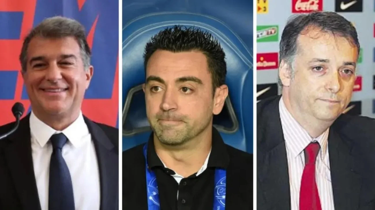 Лапорта, Хаві та Ечеваррія / колаж Culemania