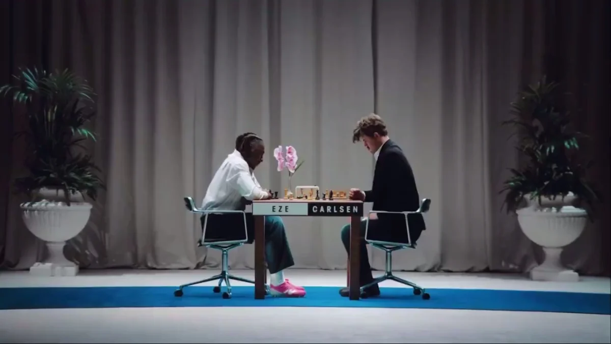 Езе проти Карлсена / Скріншот