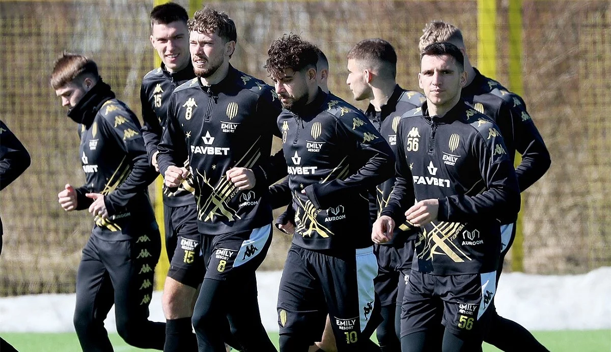 Игроки Руха во время тренировки / ФК Рух