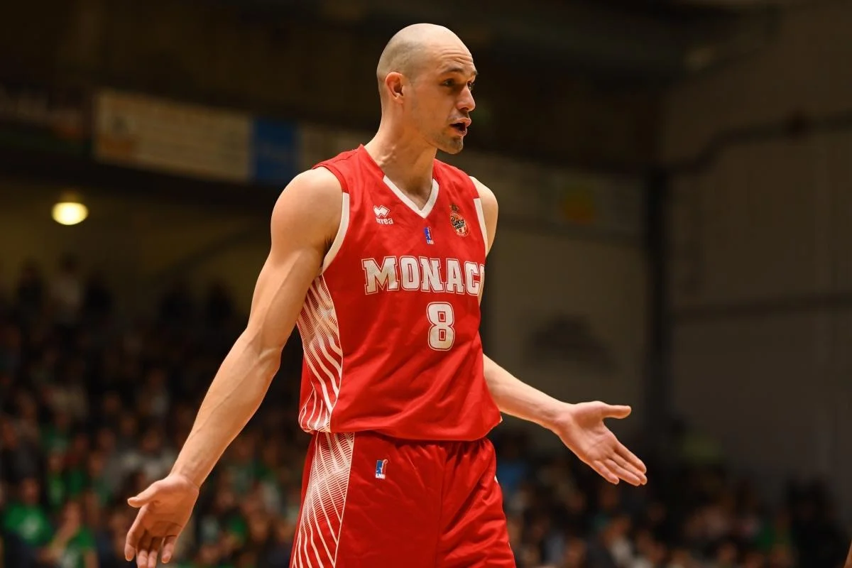 Сергей Гладырь в форме Монако / БК Монако