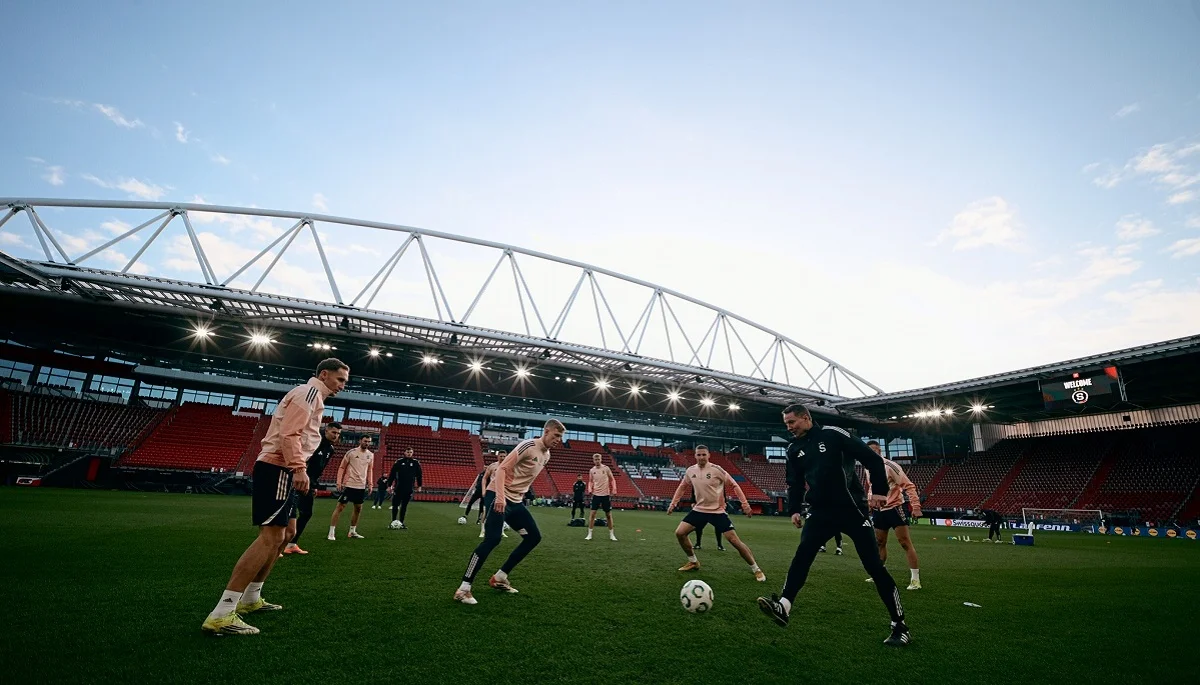 Спарта на передматчевому тренуванні в Алкмарі