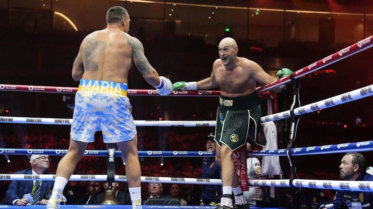 Усик – Фьюри / фото: Getty images
