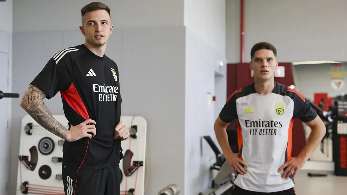 Анатолий Трубин и Георгий Судаков / фото: ФК Бенфика