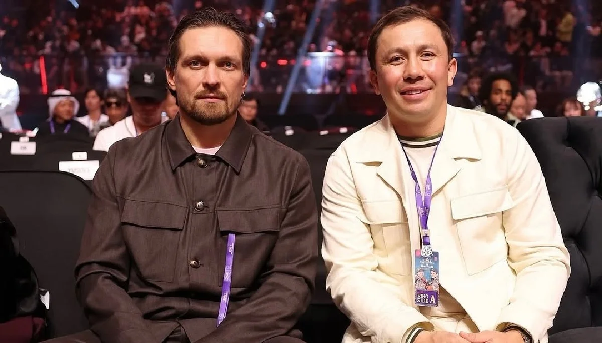 Александр Усик и Геннадий Головкин / Фото из соцсетей