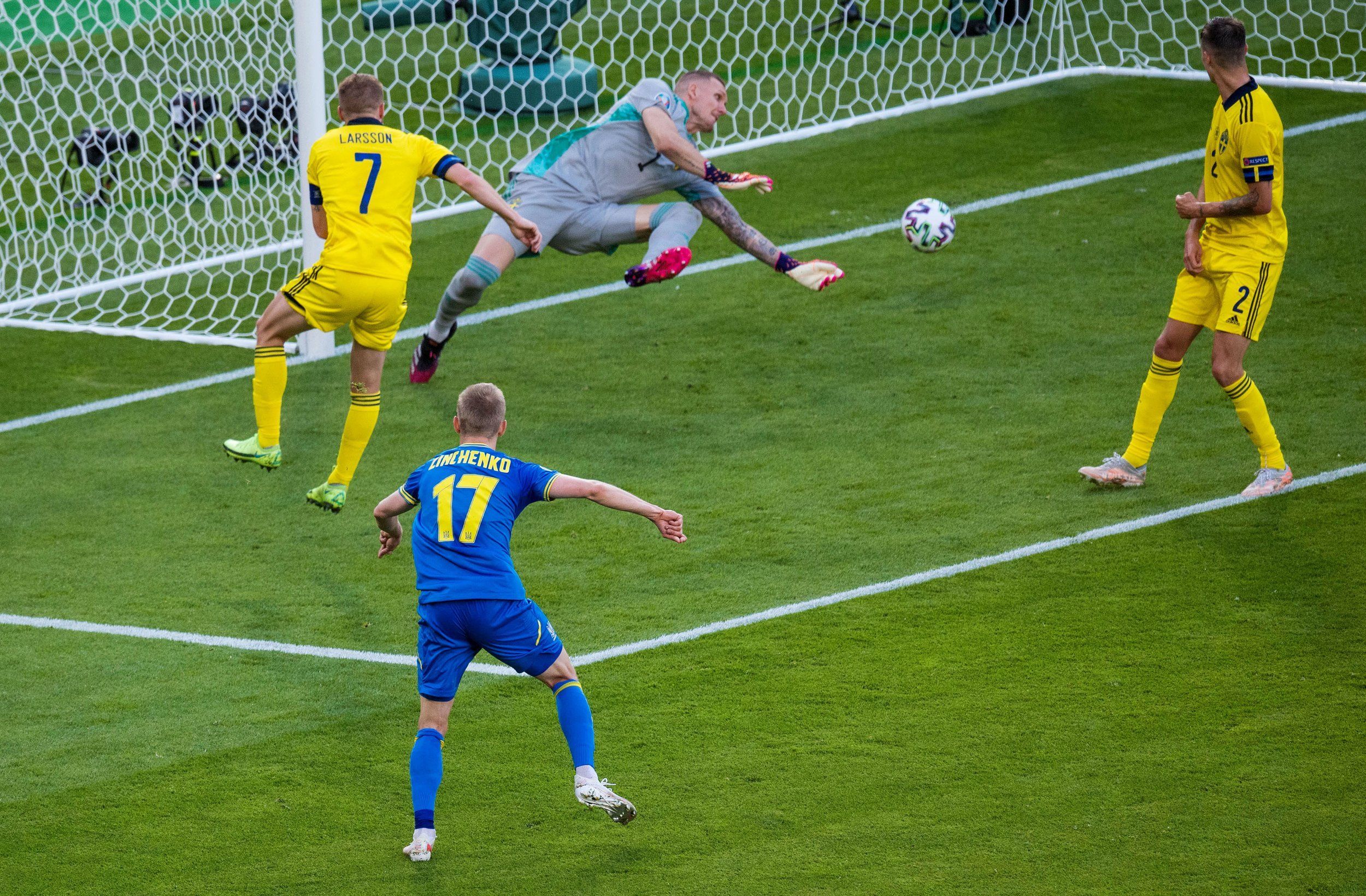 Украина против Швеции / фото: Getty Images