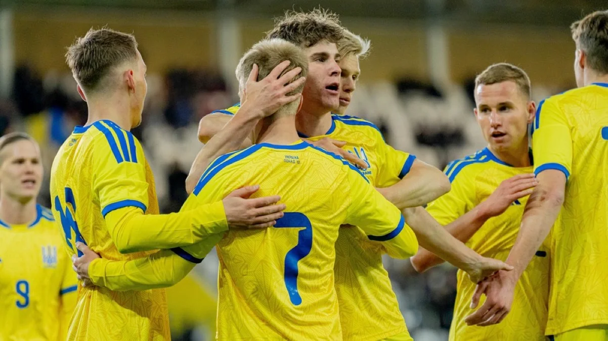 Игроки Украины U-21 / фото: УАФ