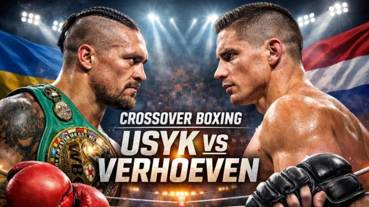 Усик проти Верховена / Колаж CMBoxing