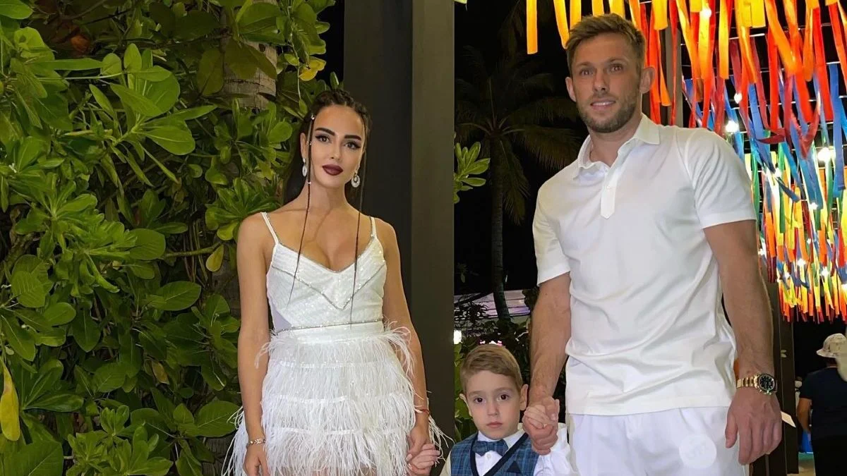 Мацей Рибус з російською родиною / Фото з Інстаграму екс-футболіста