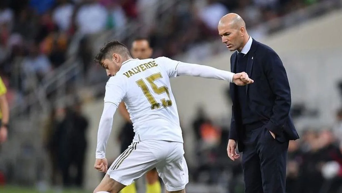 Федерико Вальверде и Зинедин Зидан / EFE