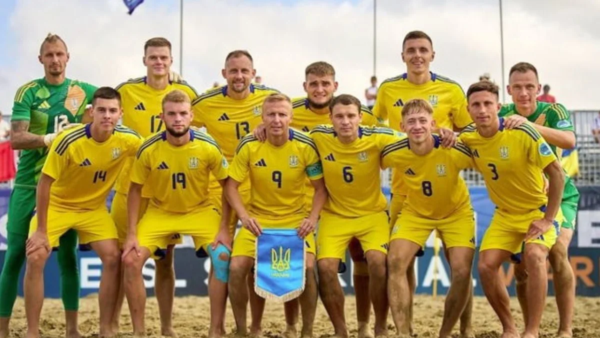 Сборная Украины по пляжному футболу / Фото: АФУ