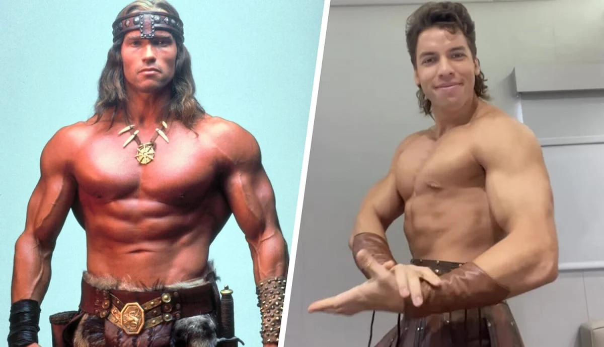 Арнольд Шварценеггер и Джозеф Баэна / фотоколлаж из соцсетей