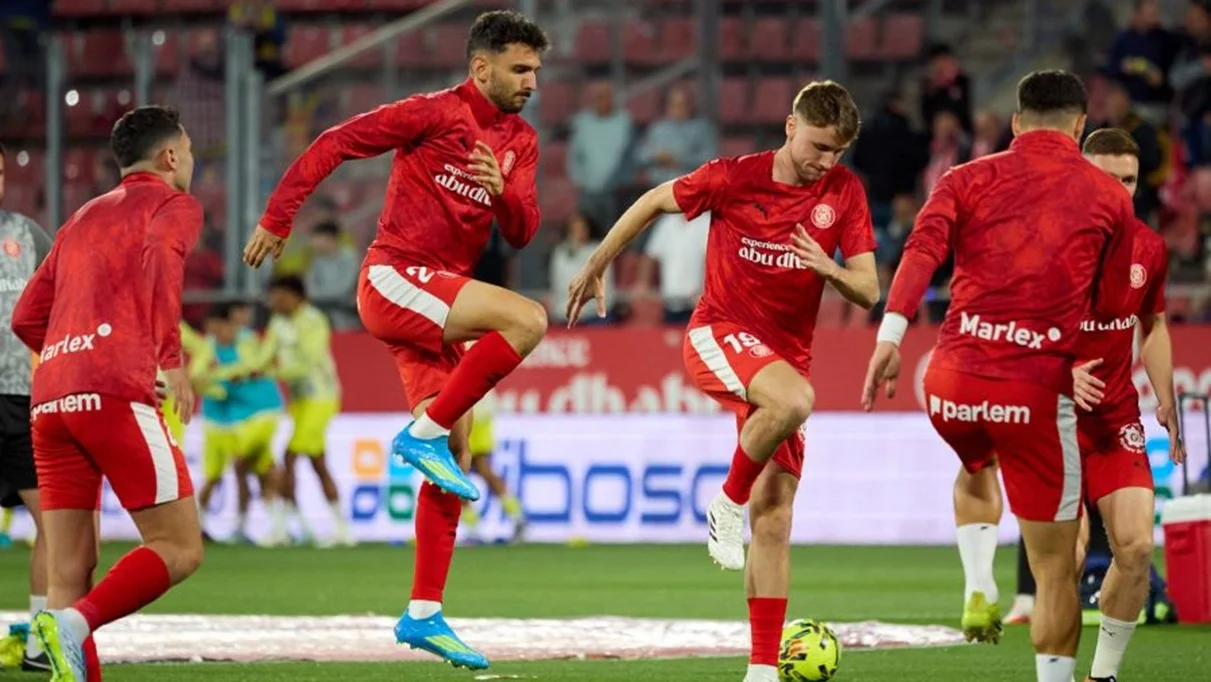 Ванат (19-й номер) на розминці / Фото прес-служби Ла Ліги