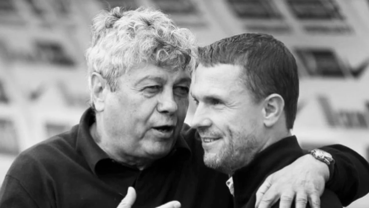 Луческу с Ребровым / фото: ФК Динамо