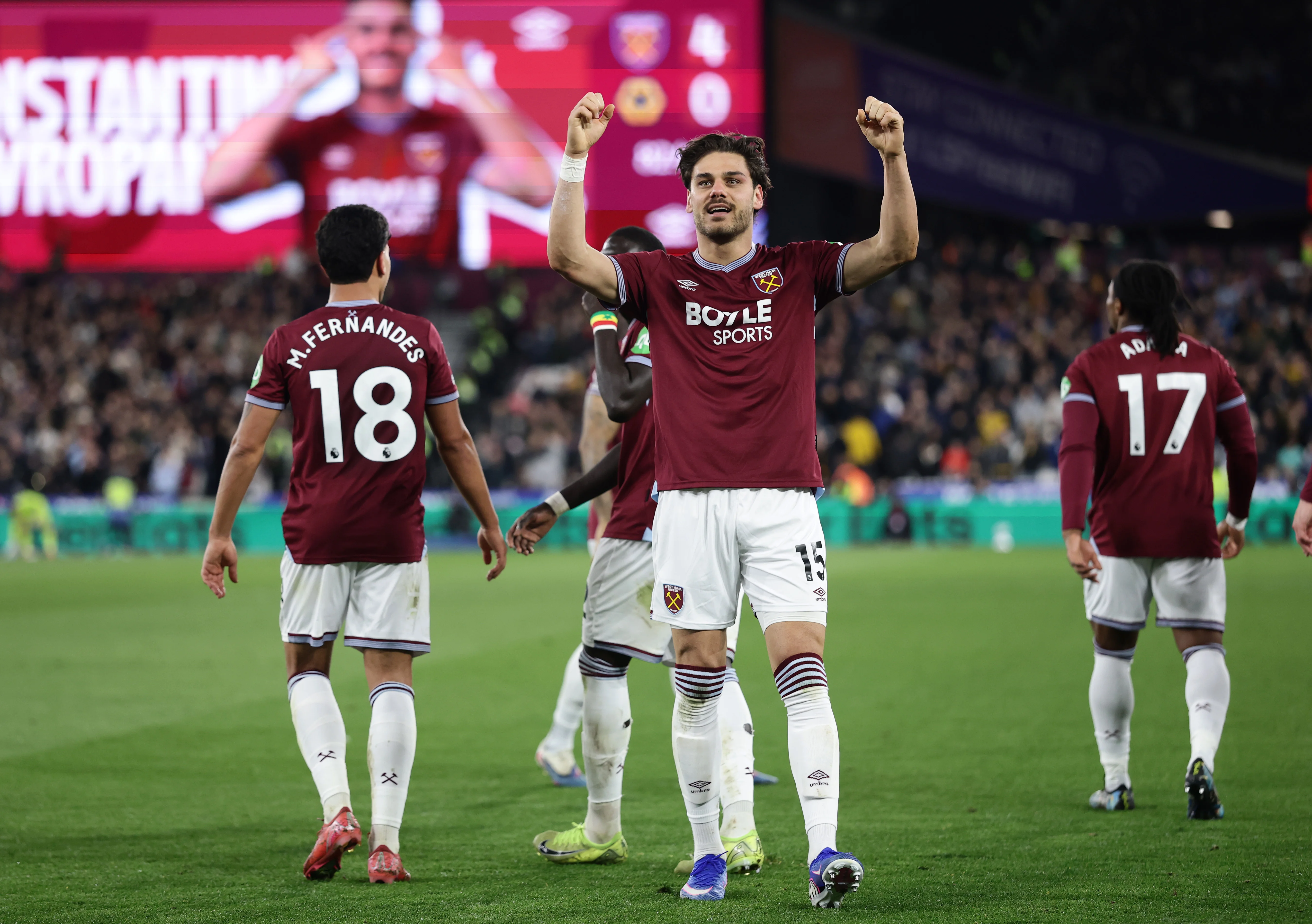 Вест Хэм – Вулверхэмптон – 4:0 / Фото Getty Images