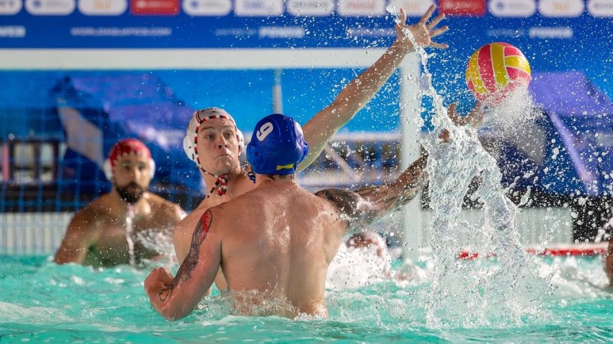 Матч збірних України та Франції з водного поло / World Aquatics/Allezea Galea
