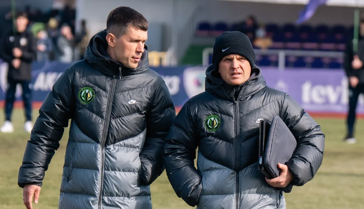 Сергій Кравценко (ліворуч) / ФК Полісся