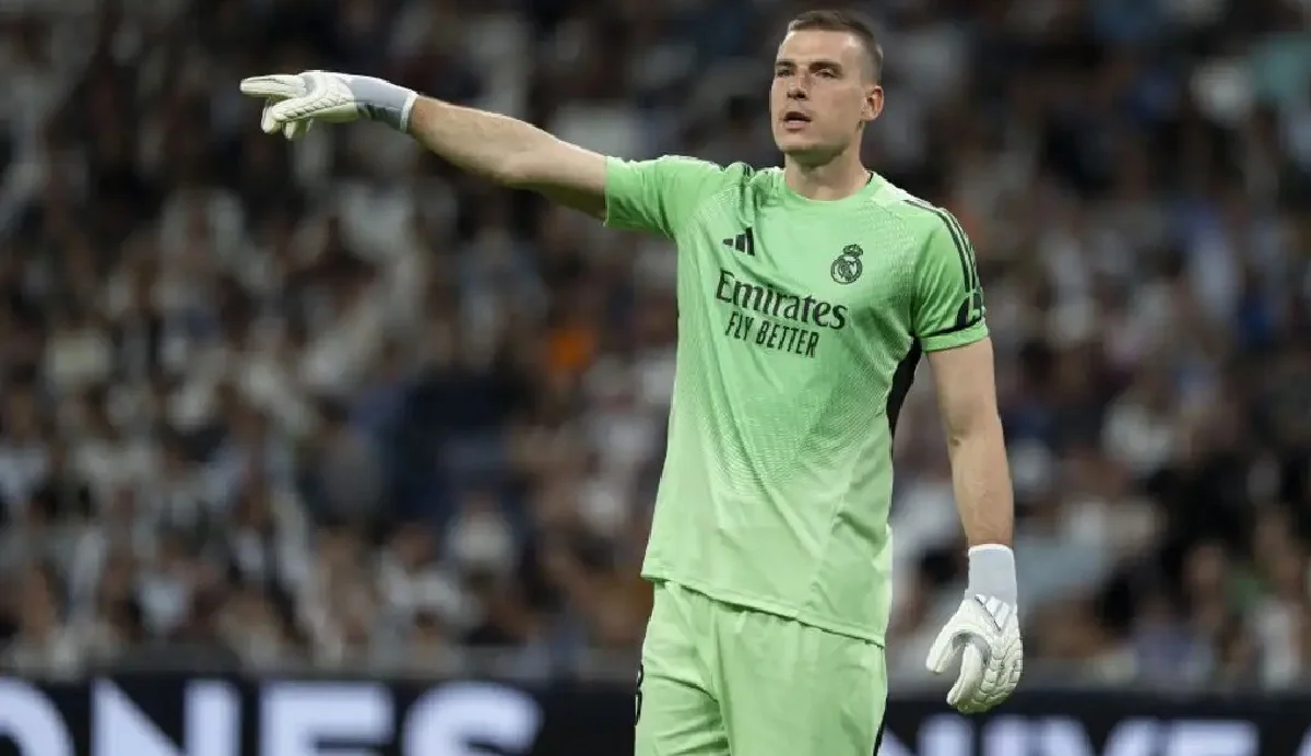 Андрій Лунін у матчі з Алавесом / Офіційний сайт Ла Ліги