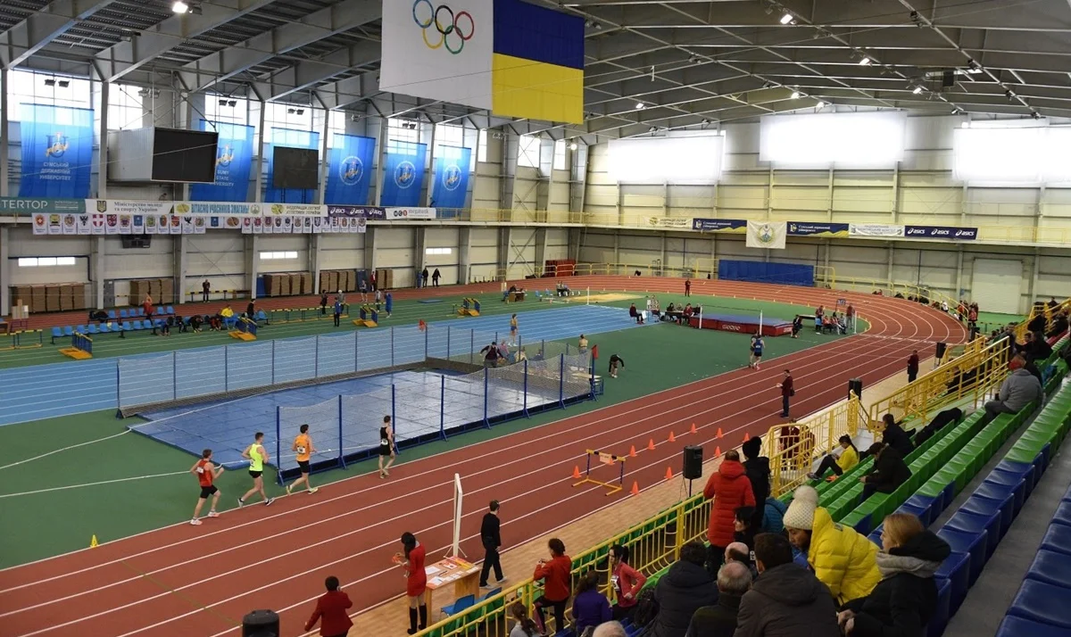 Легкоатлетичний манеж Сумського державного університету / Фото з соцмереж