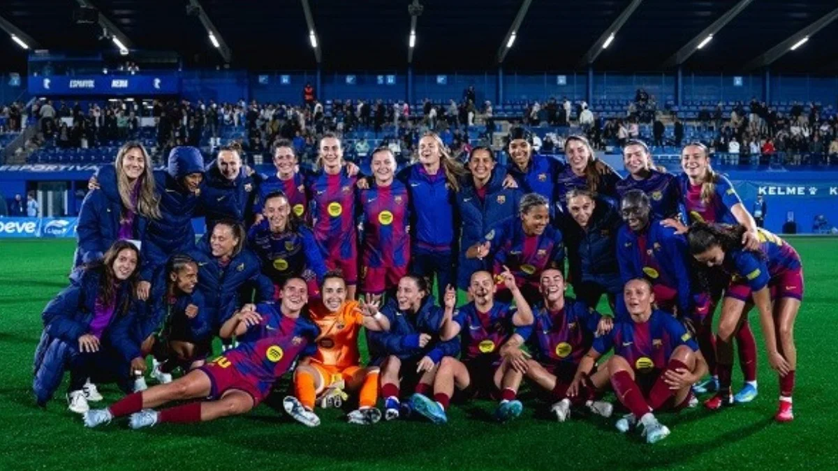 Барселона празднует чемпионство / Фото: X/FCBfemeni