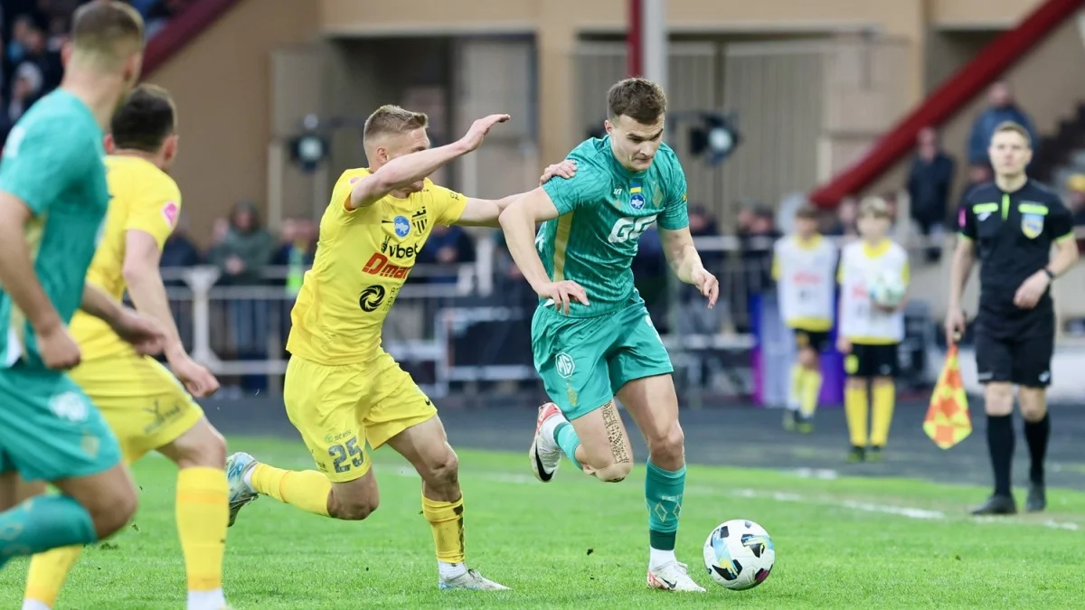 Тарас Михавко в матчі проти Буковини / фото: ФК Динамо
