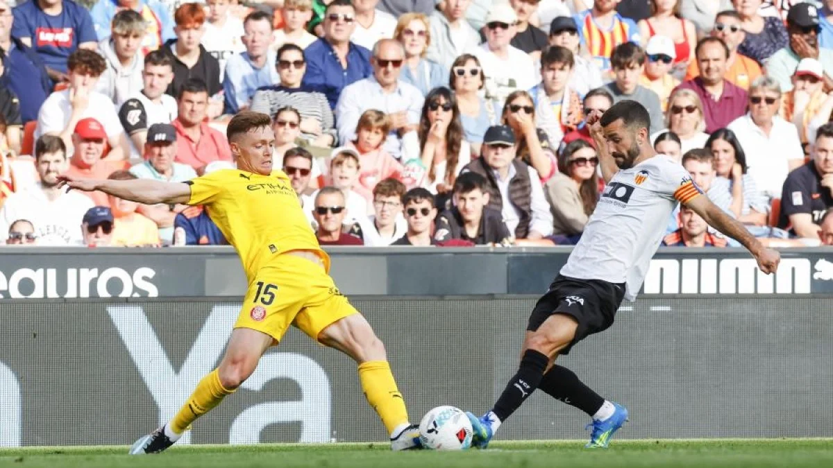 Віктор Циганков у матчі проти Валенсії / офіційний сайт Ла Ліги