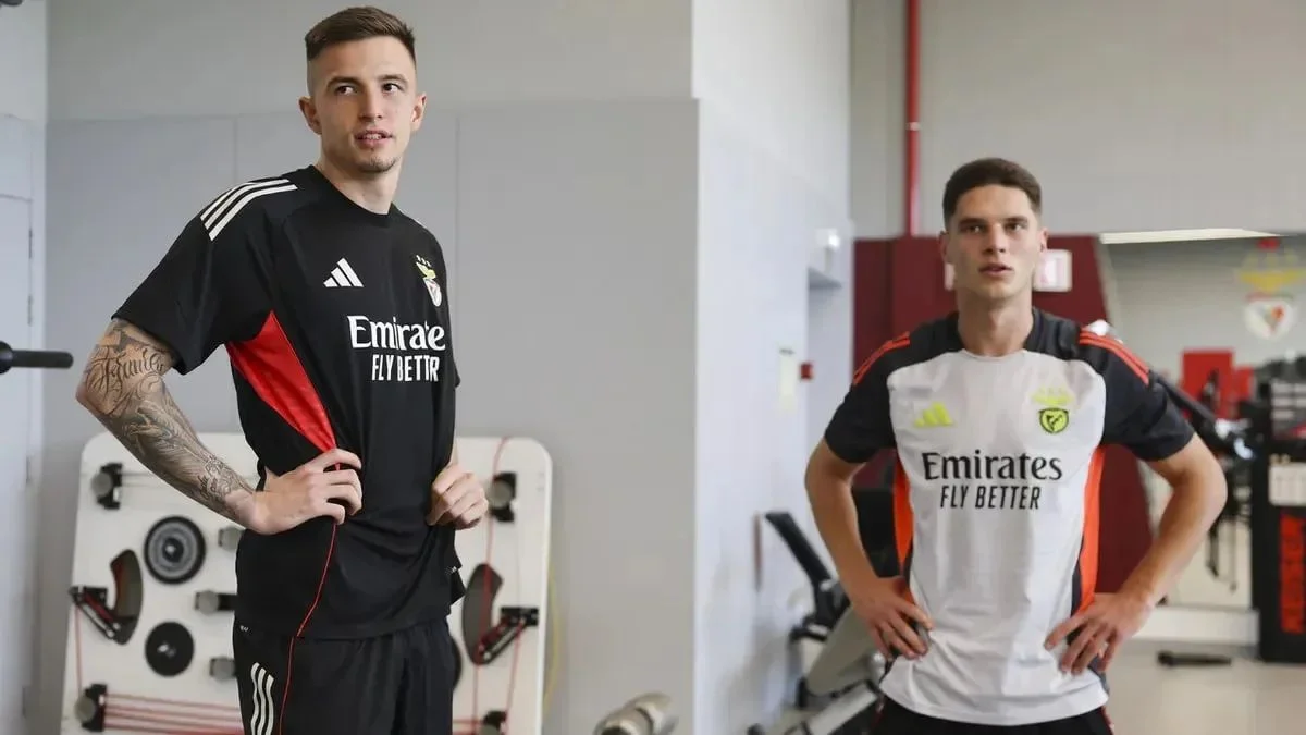 Анатолій Трубін та Георгій Судаков / ФК Бенфіка