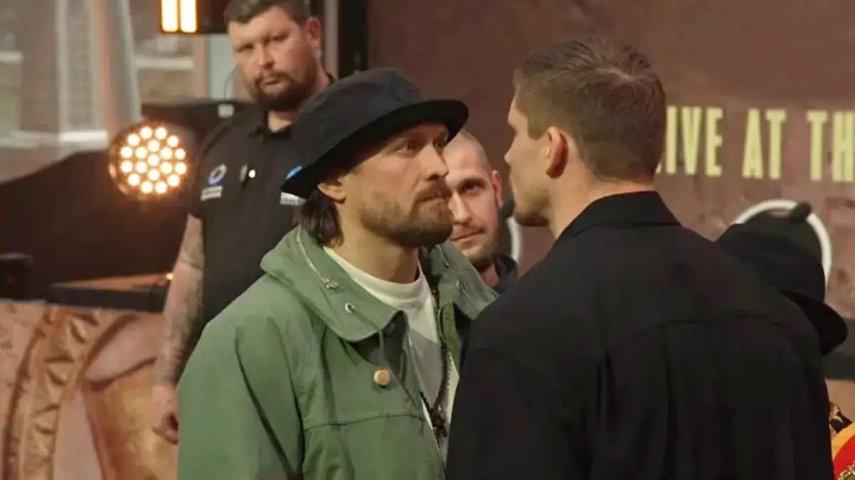Олександр Усик та Ріко Верховен / скріншот