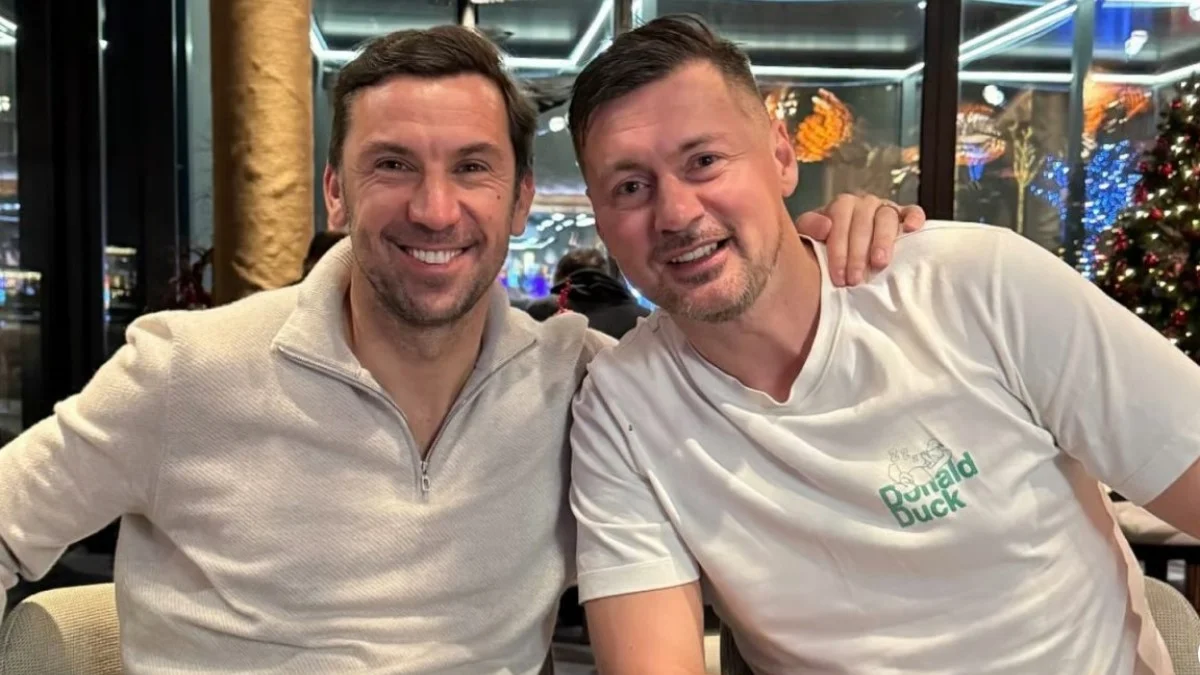 Артем Мілевський та Даріо Срна / фото із соцмереж