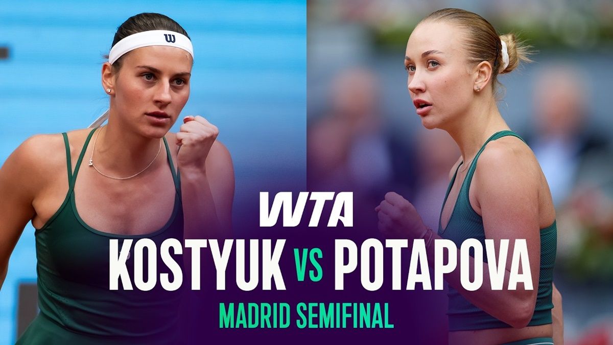 Марта Костюк vs Анастасія Потапова / колаж WTA