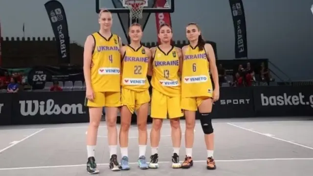 Женская сборная Украины U-18 по баскетболу 3х3 / Фото: ФБУ