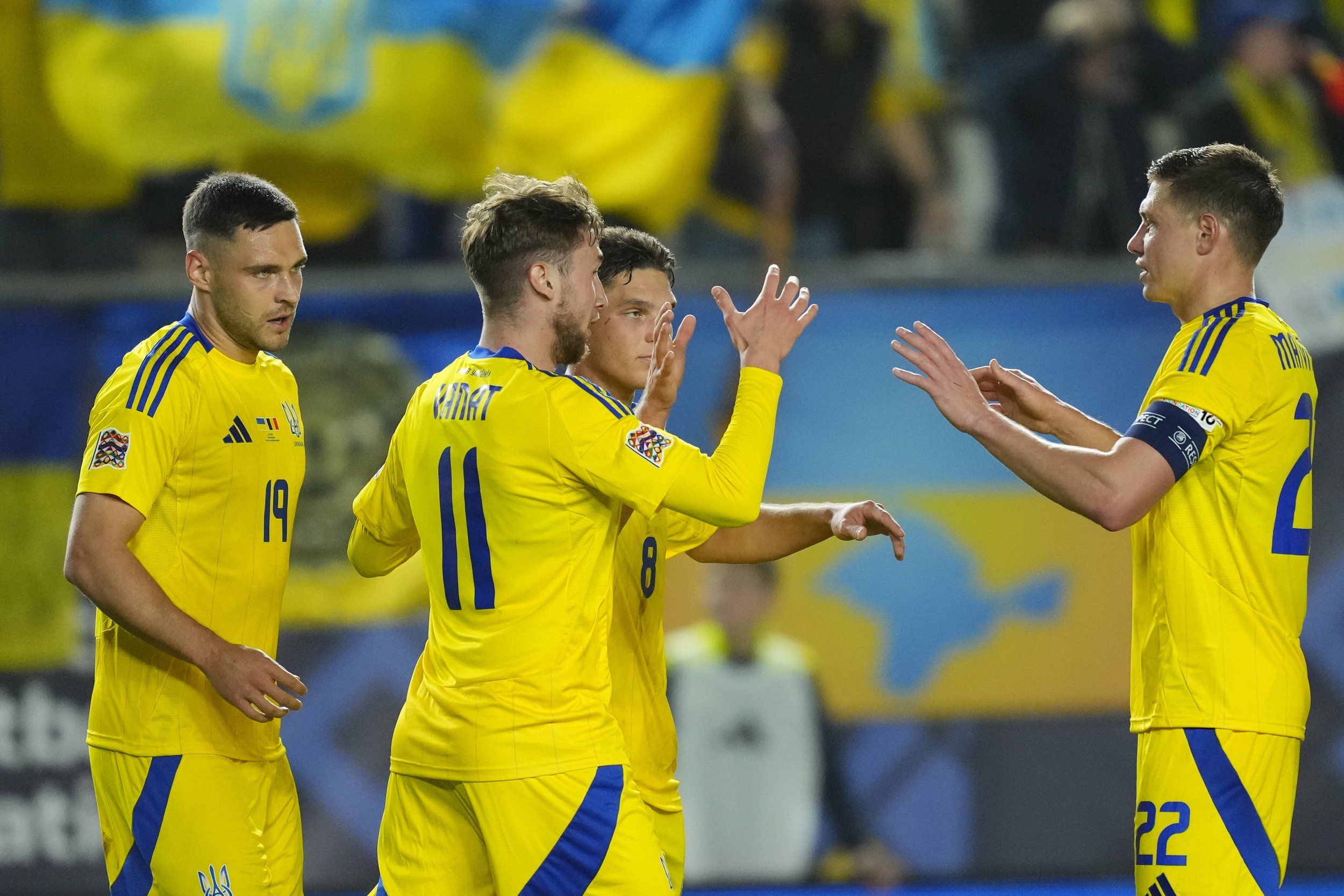 Игроки сборной Украины / фото: Getty Images