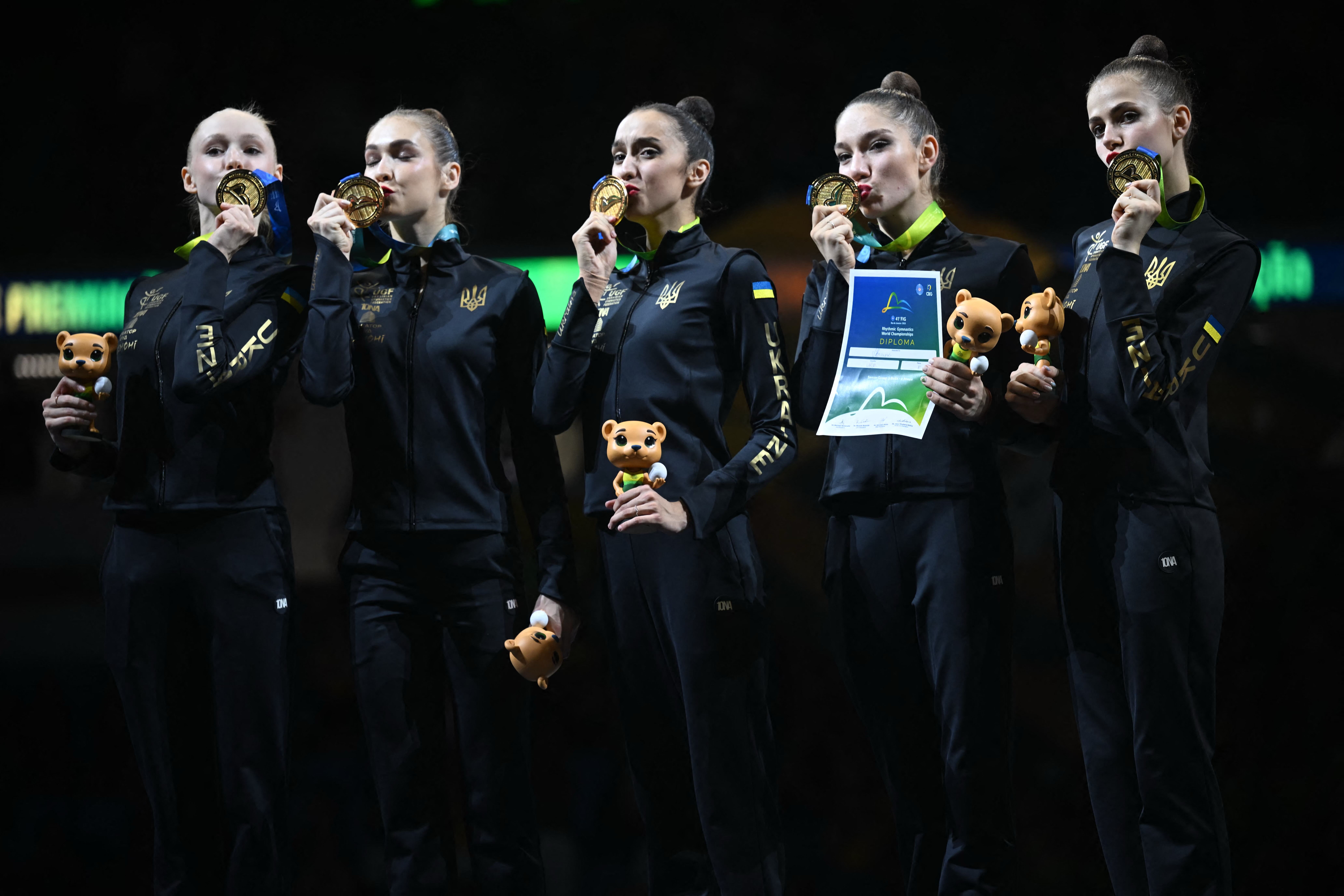 Збірна України з художньої гімнастики / Getty Images