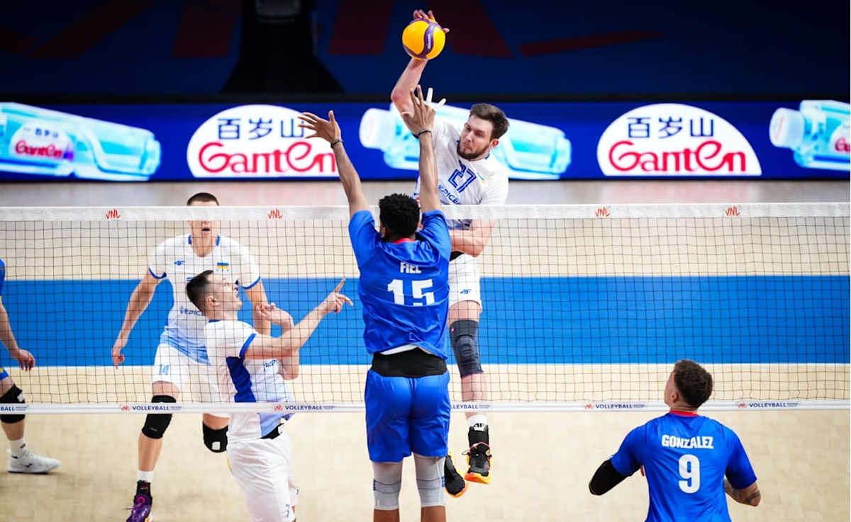 Украина обыграла Кубу / фото: volleyballworld.com