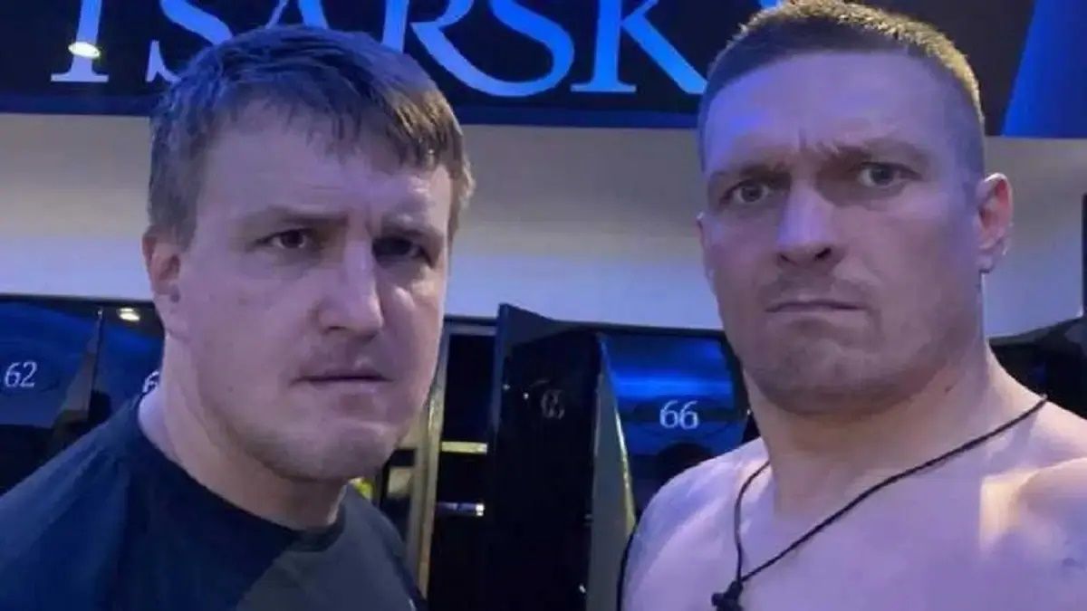 Александр Красюк и Александр Усик / Фото из соцсетей