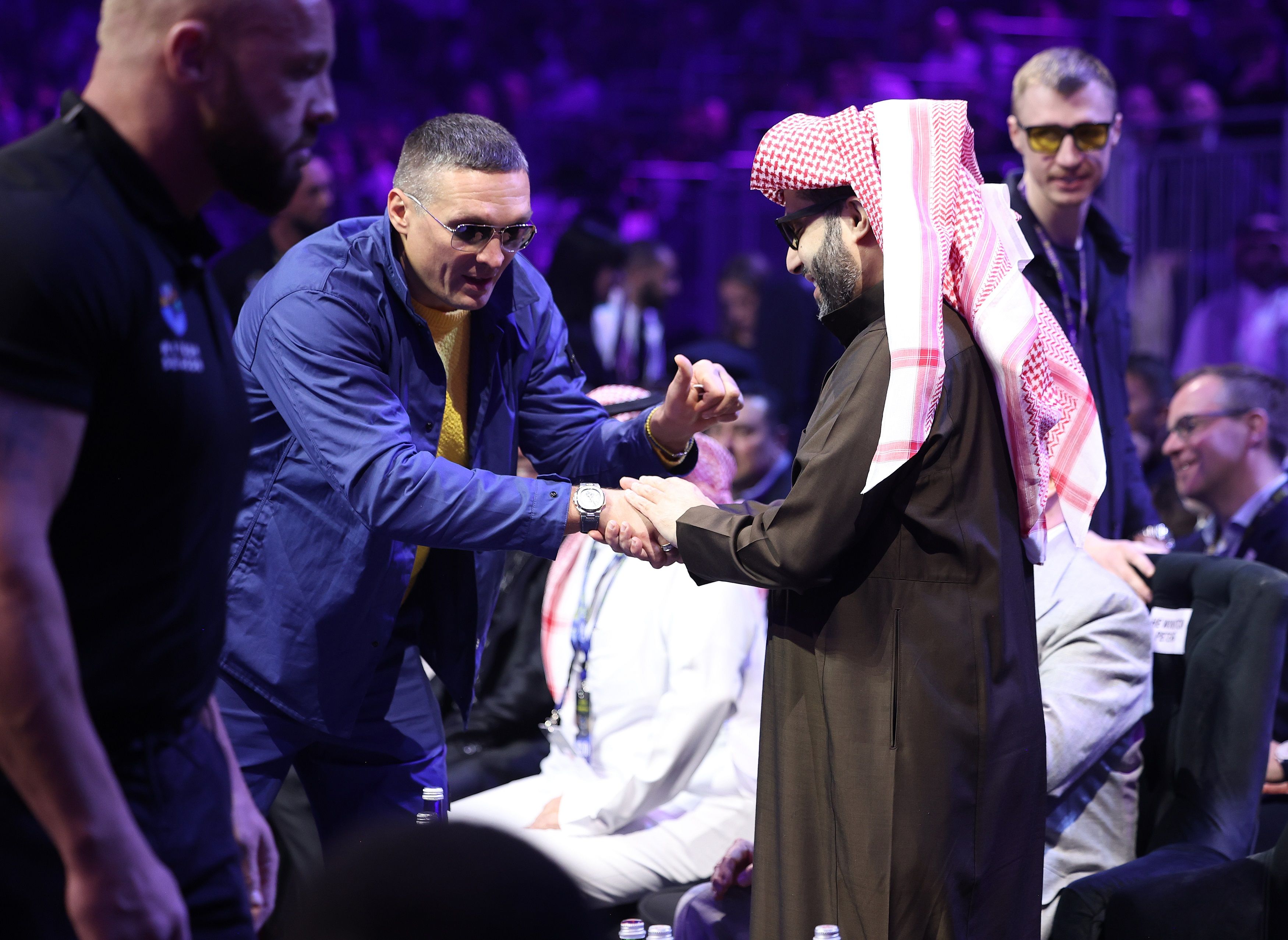 Александр Усик и Турки Аль-аш-Шейх / Getty Images