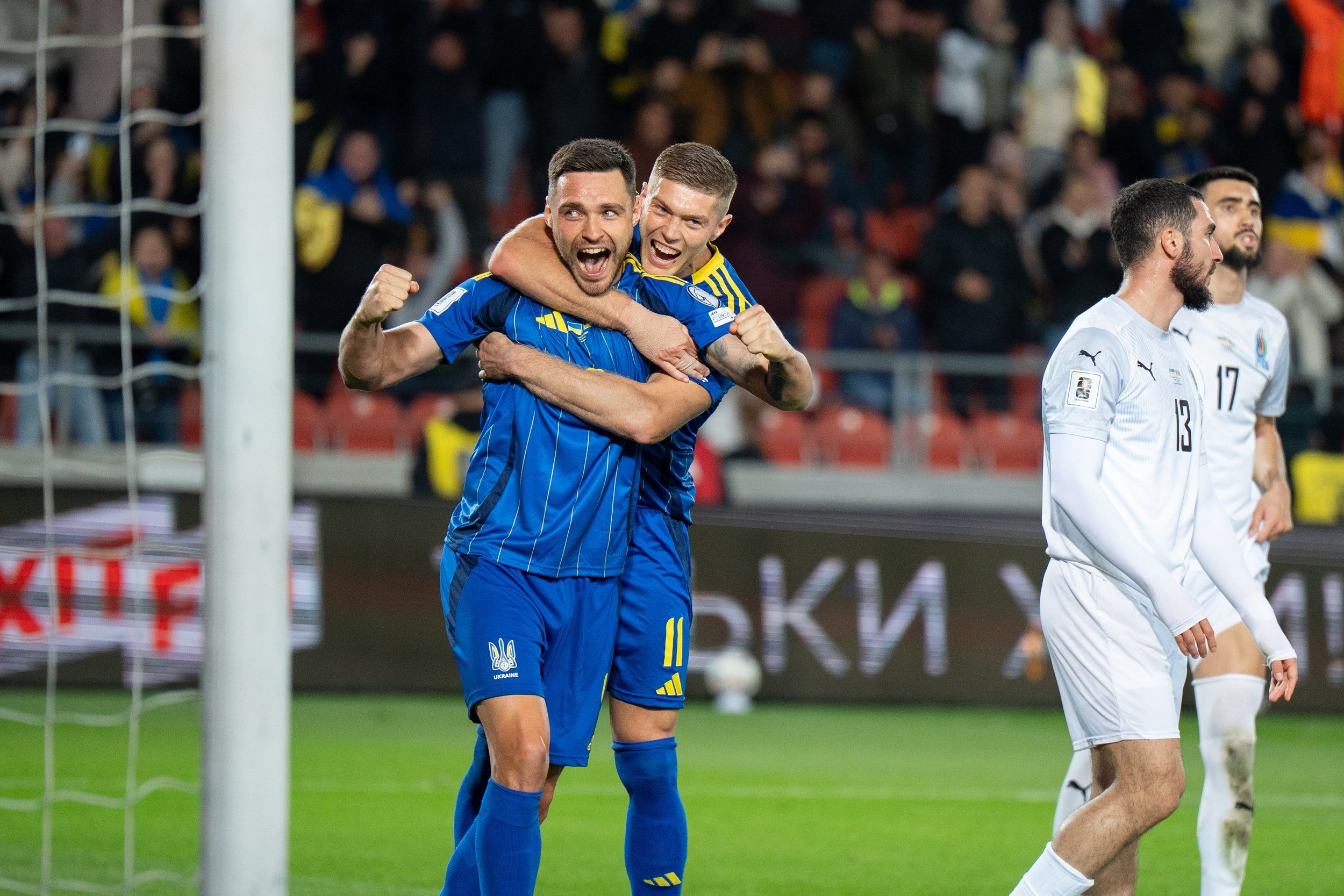 Олексій Гуцуляк у збірній України / фото: Getty Images