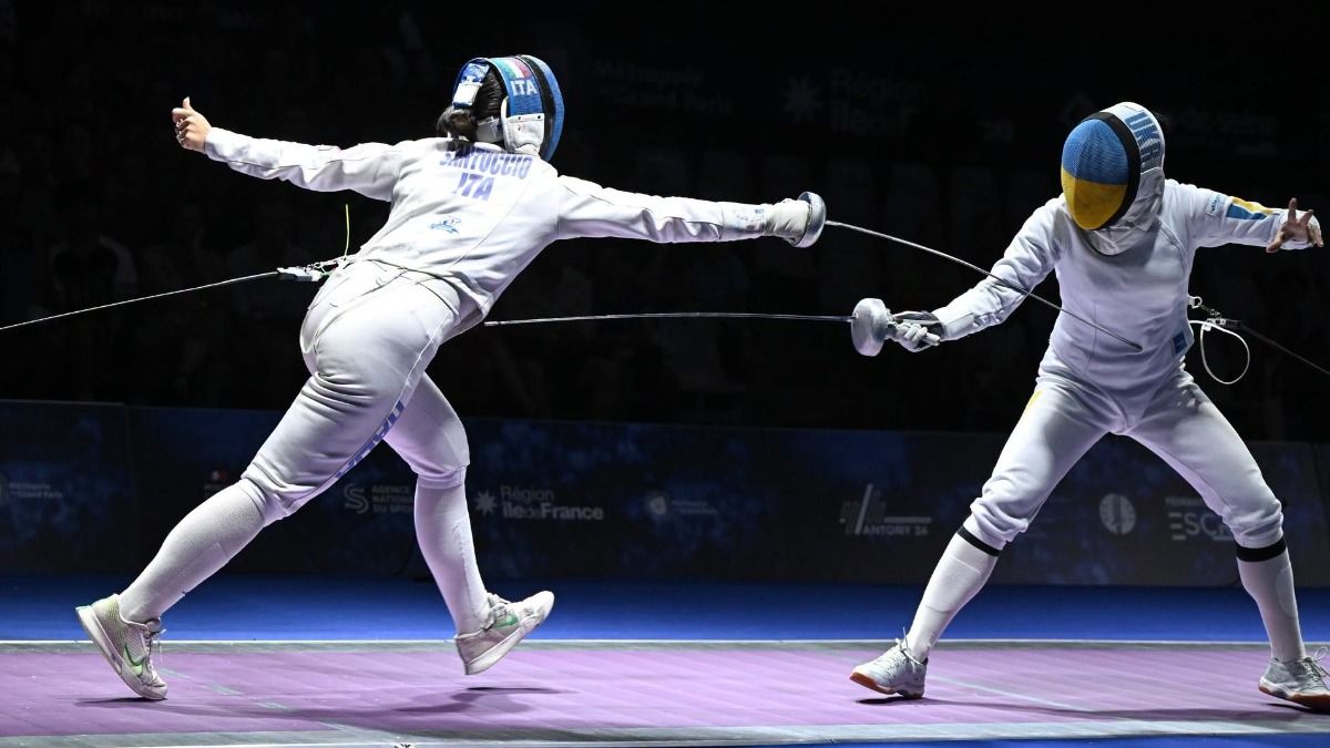 Сборная Украины победила Италию / Фото: facebook.com/fencing.ua