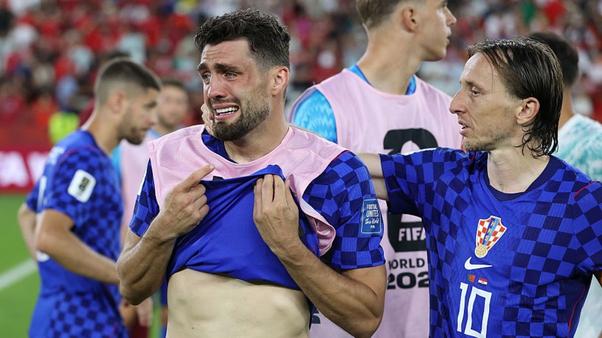 Отчаяние сборной Хорватии / Фото: Патрик Смит – FIFA/FIFA via Getty Images