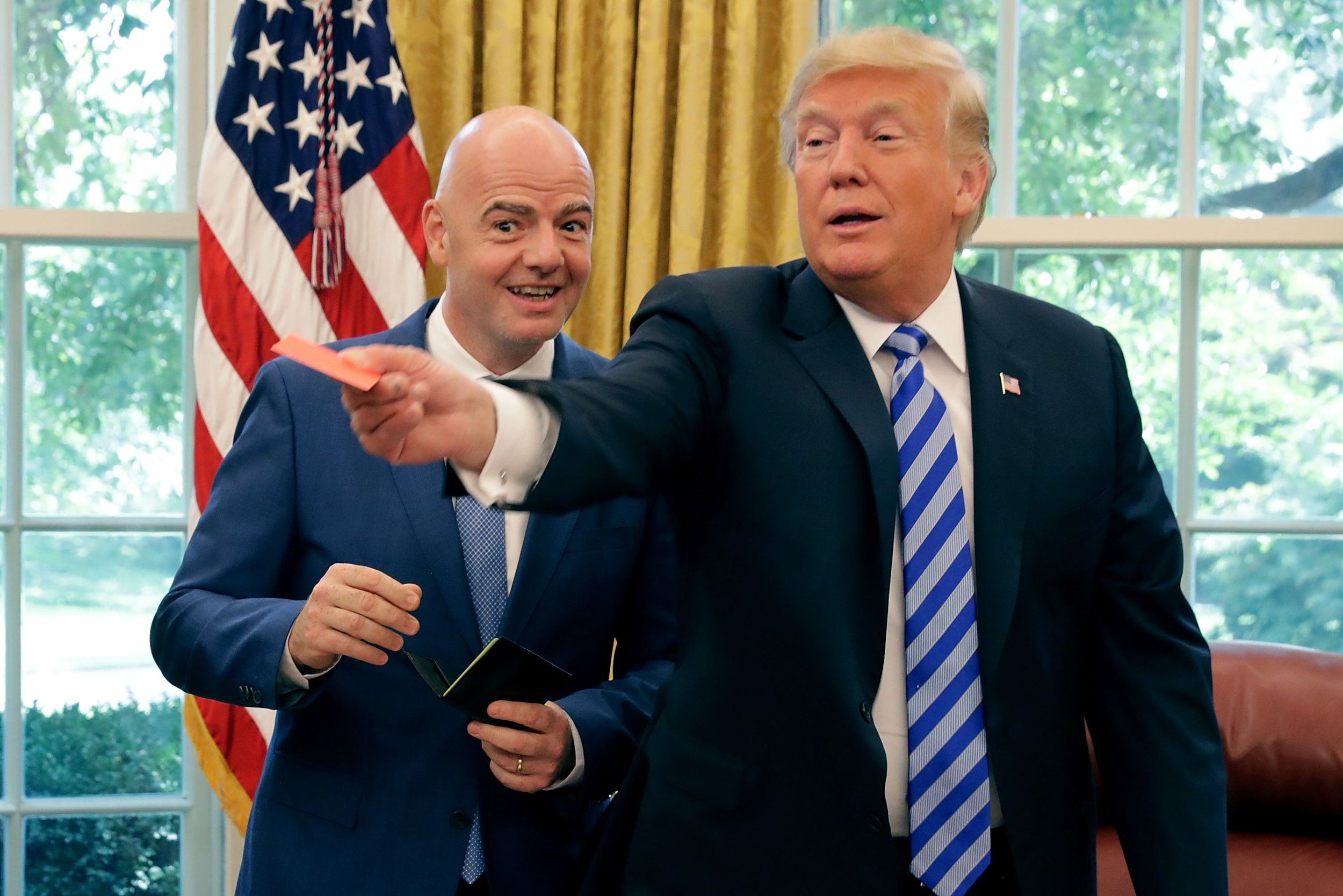 Інфантіно та Трамп / Getty Images
