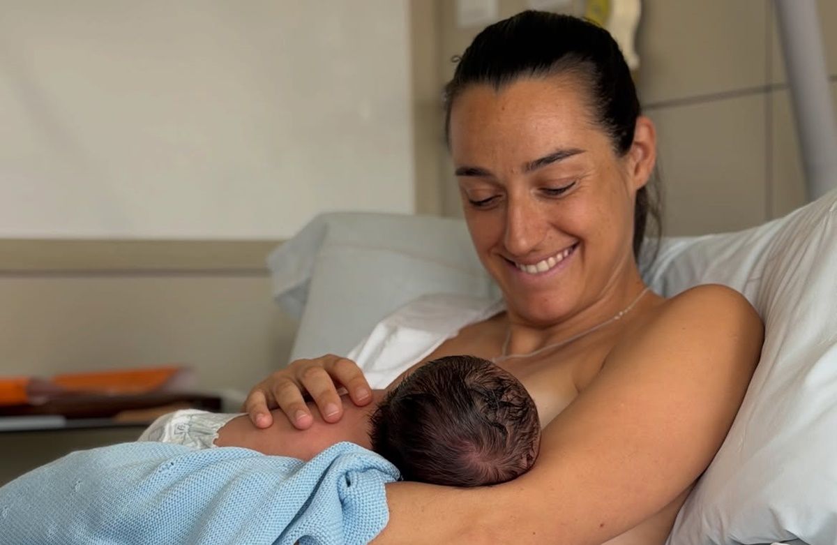 Каролін Гарсія з сином / фото: instagram.com/carogarcia