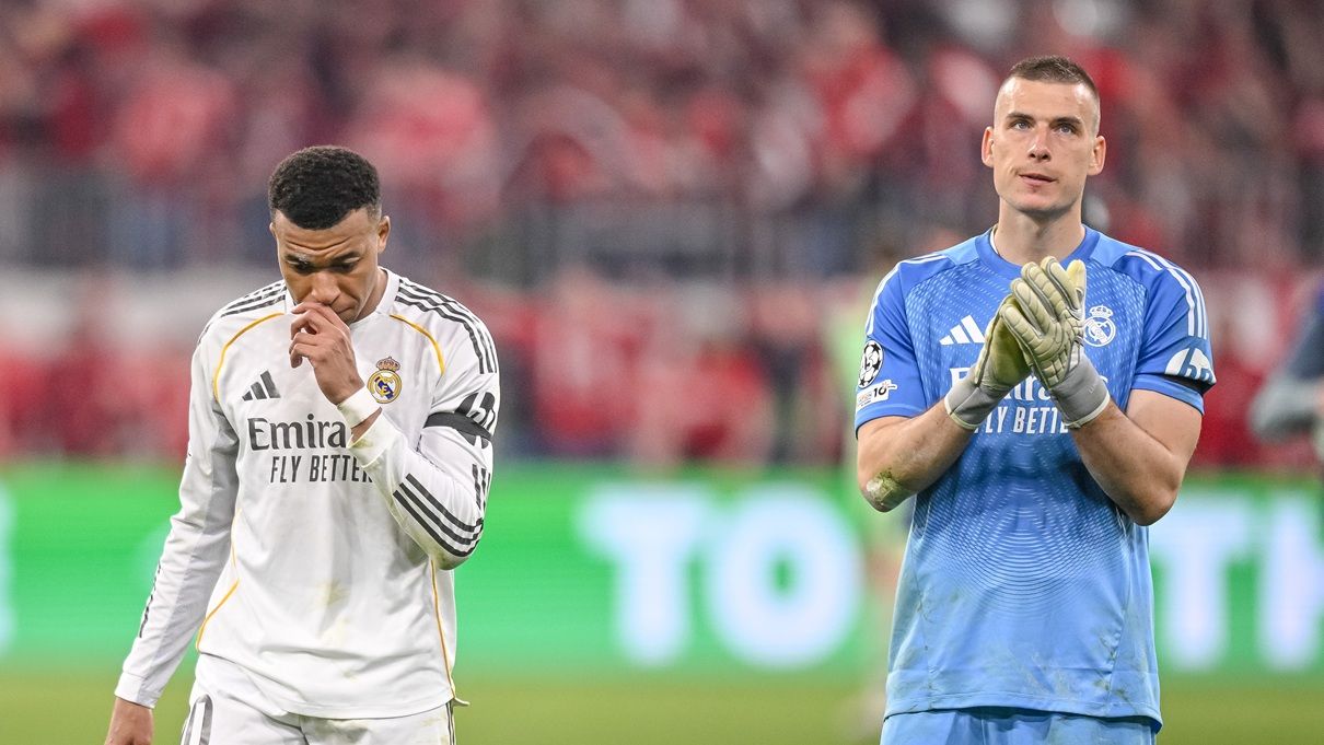 Мбаппе и Лунин / Photo by Harry Langer/DeFodi Images/DeFodi via Getty Images