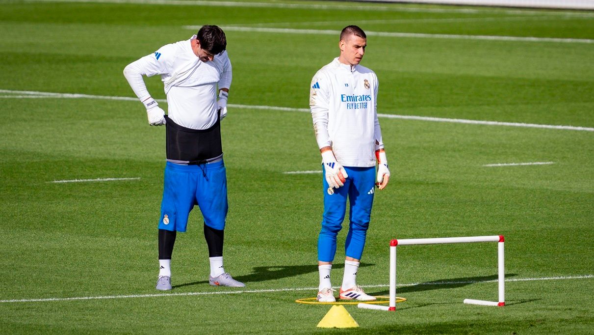 Куртуа и Лунин / Photo by Alberto Gardin/Eurasia Sport Images/Getty Images